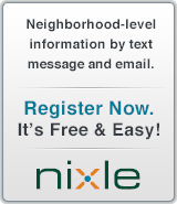 local neighborhood public safety and community alerts and advisories by text, email, web